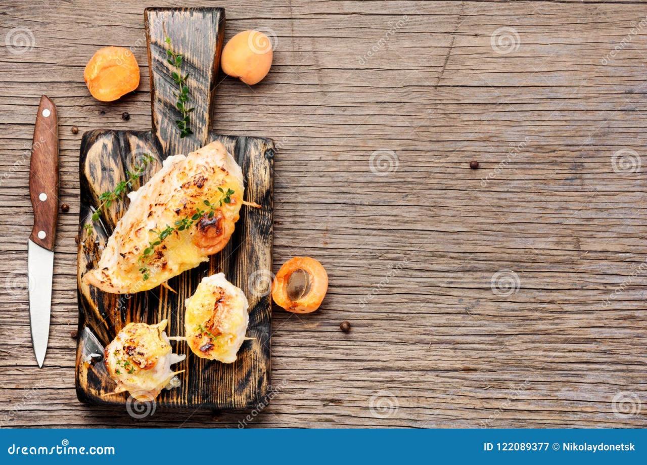 Apricot glazed grilled chicken 2