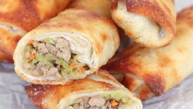 Air fryer egg rolls