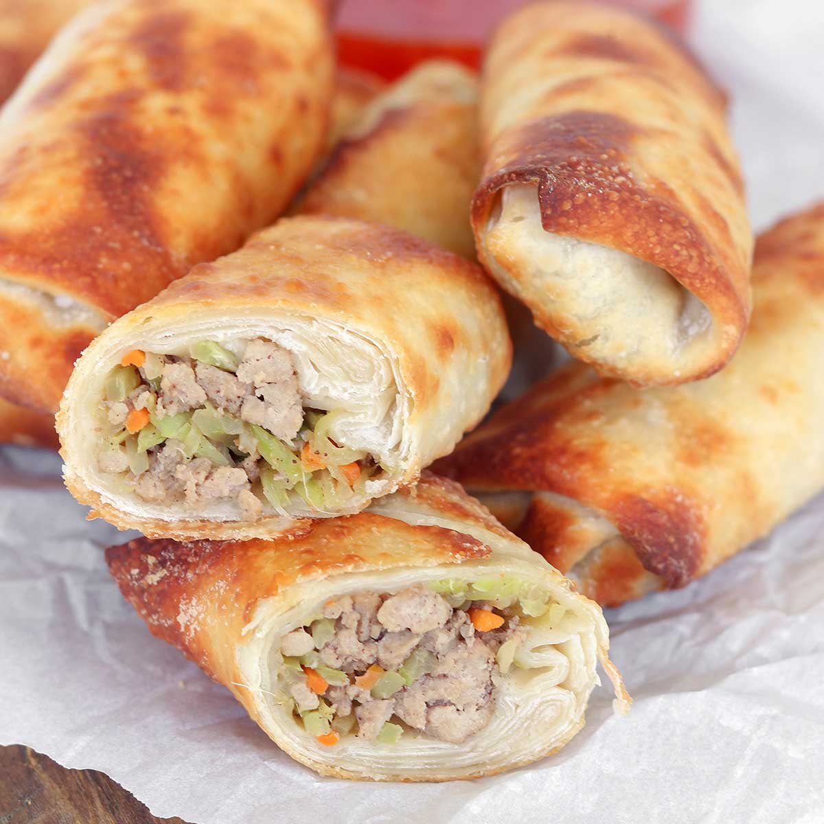 Air fryer egg rolls