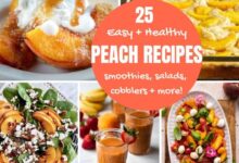 10 delicious peach recipes under 320 calories