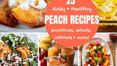 10 delicious peach recipes under 320 calories