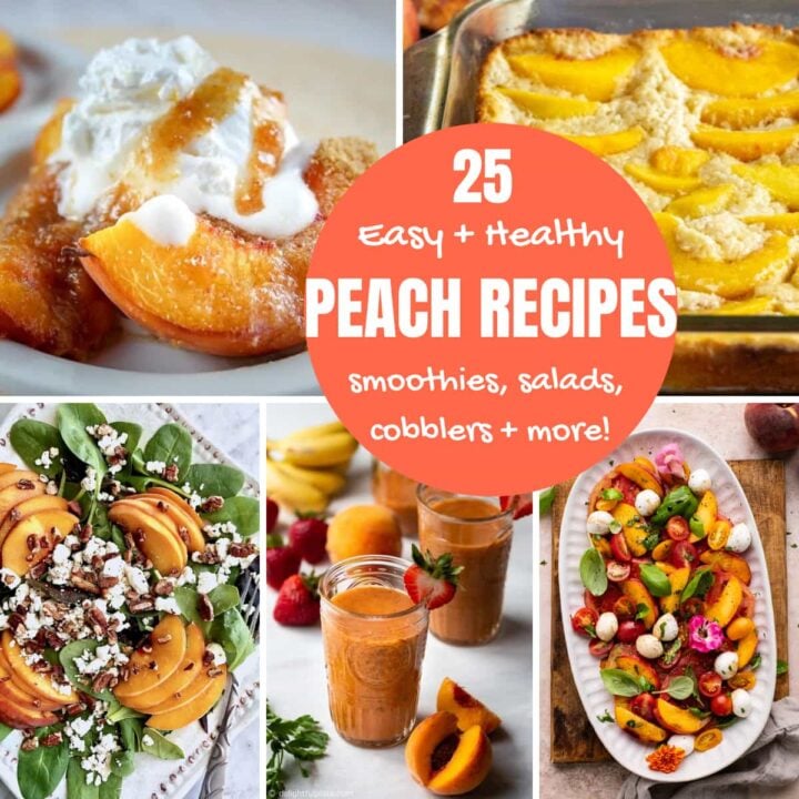 10 delicious peach recipes under 320 calories