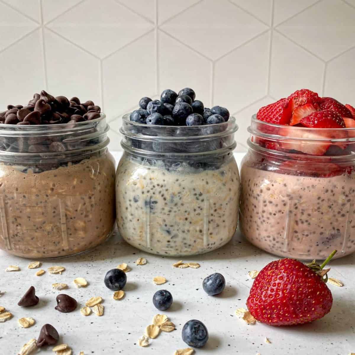Protein packed overnight oats