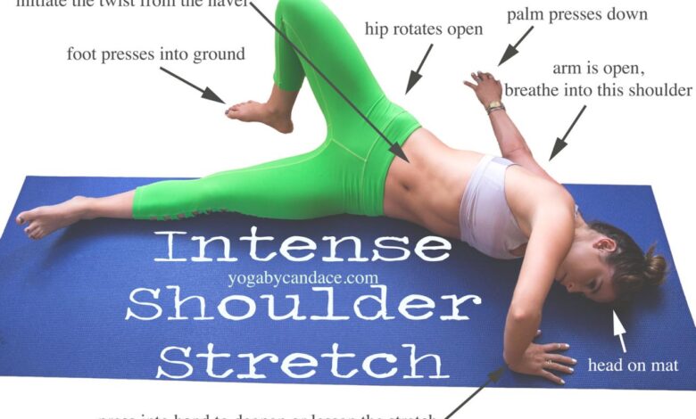 Stretches open shoulders five pose yoga fix