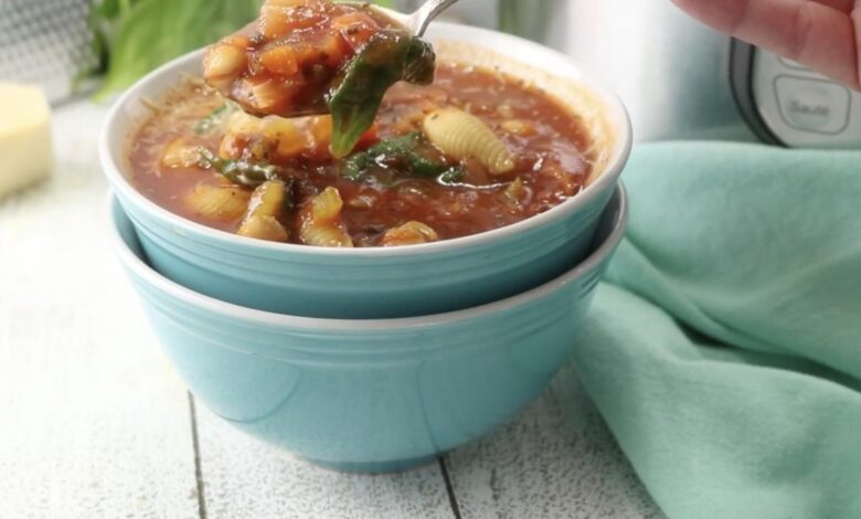 Instant pot minestrone