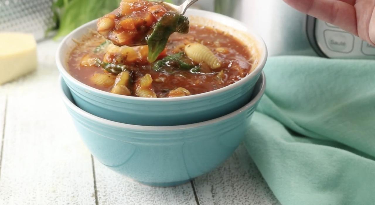 Instant pot minestrone