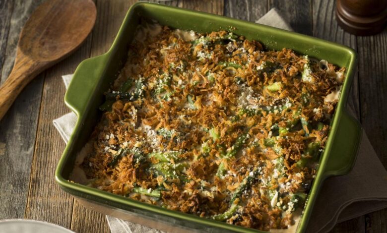 Holiday recipe remix fresh green bean casserole