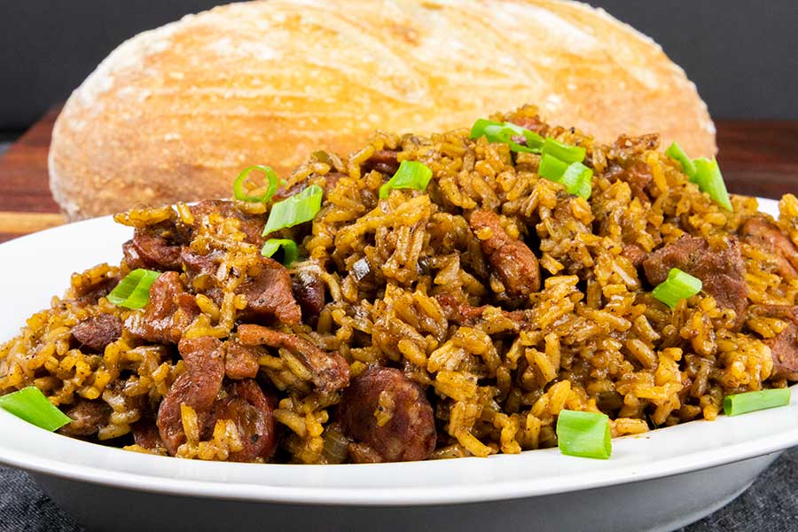 High protein cajun jambalaya