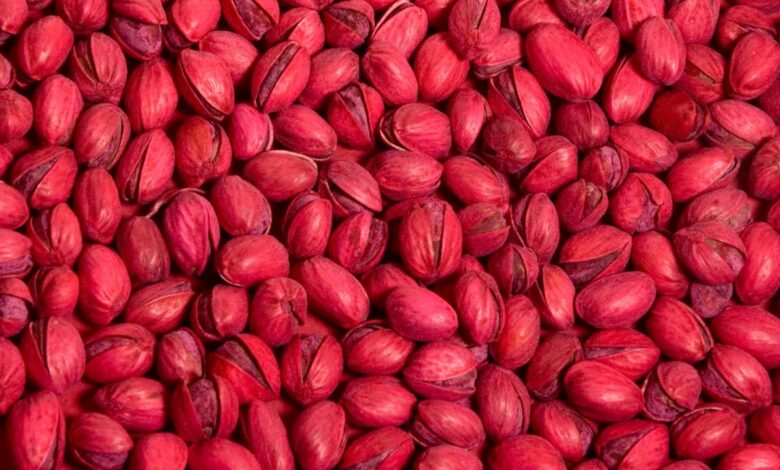 Red lentil tagine with pistachios