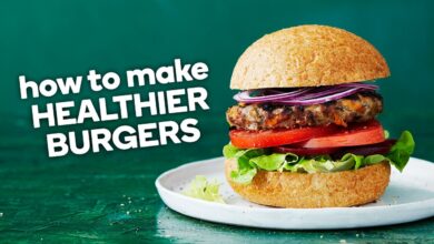 Can burgers be healthy