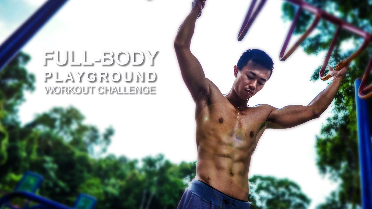 7 exercises full body playground workout