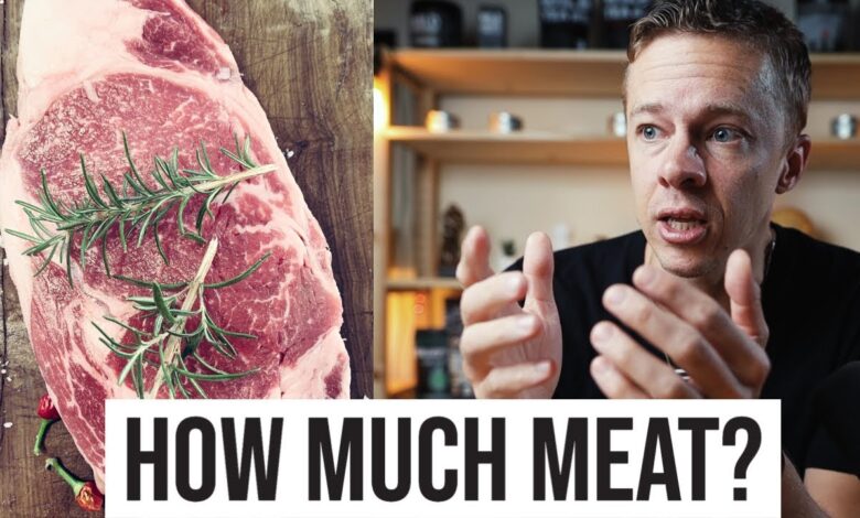 How much red meat should you really eat each week