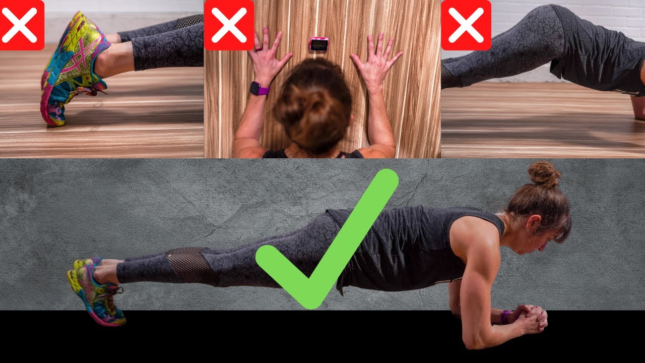 Plank mistakes prevention