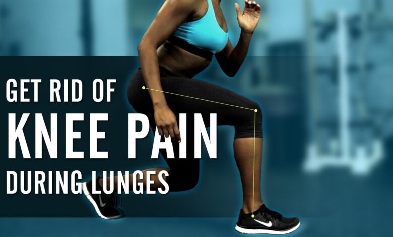 What to do if lunges hurt your knees