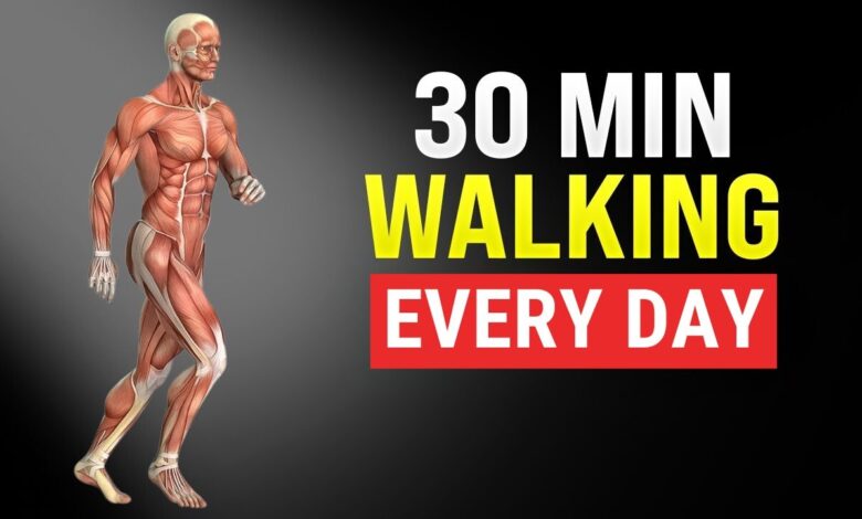 This is what happens to your body on a walk