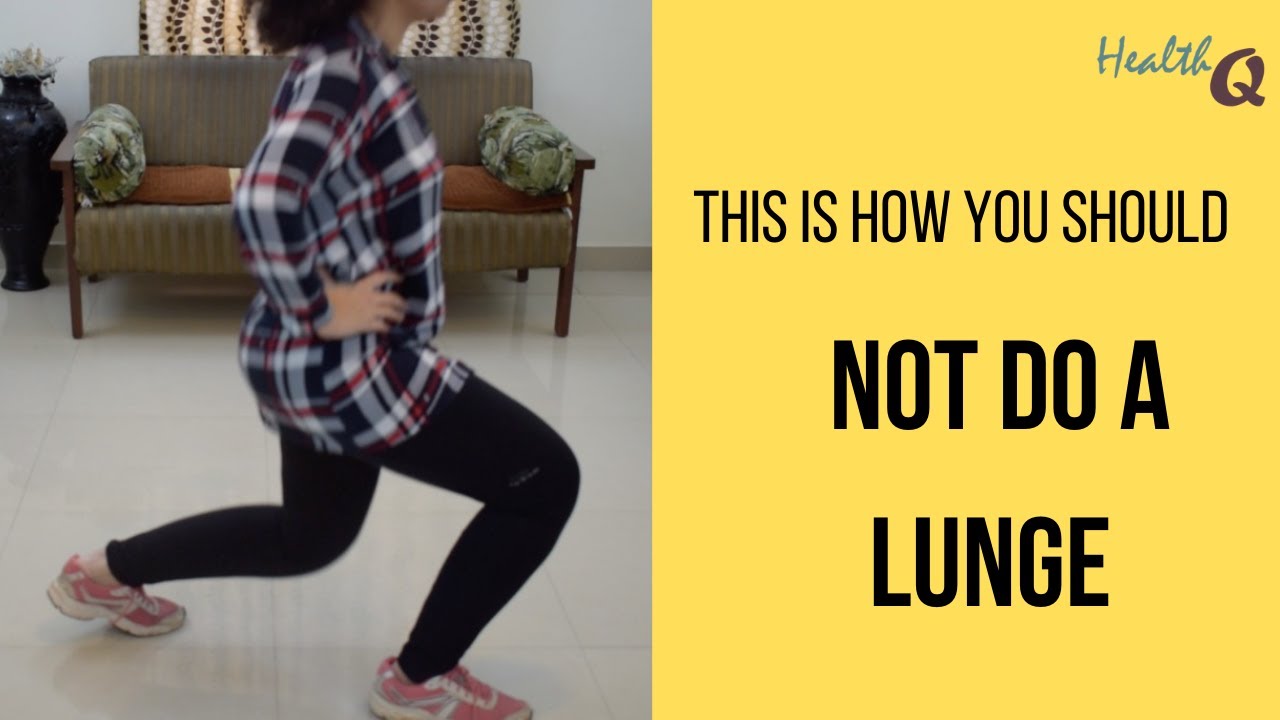 Common lunge mistakes to avoid