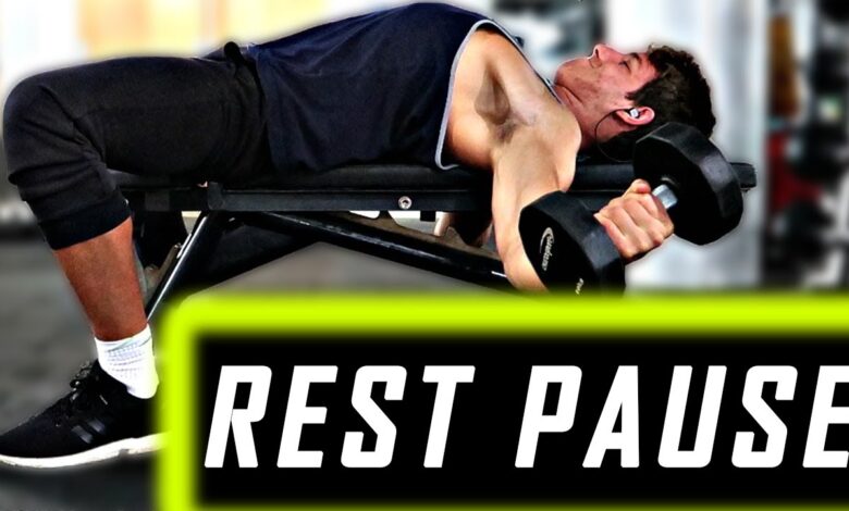 Use the rest pause method for more gains in less time