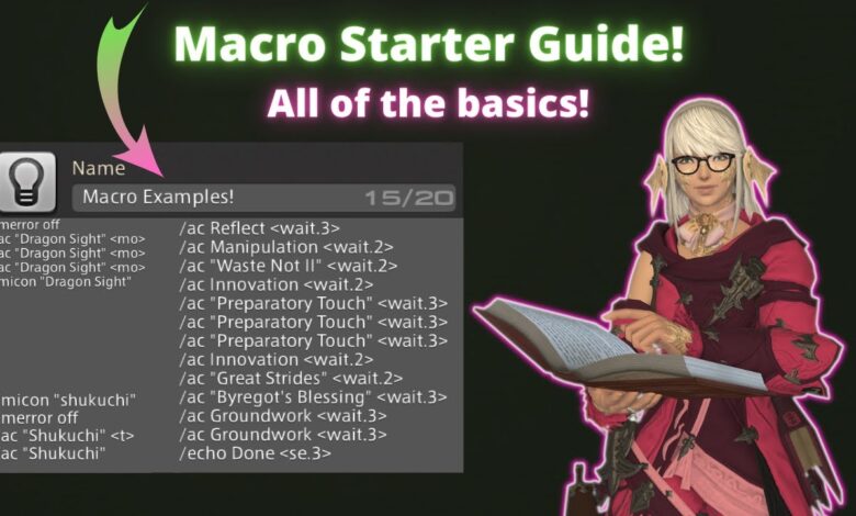 Essential guide macros