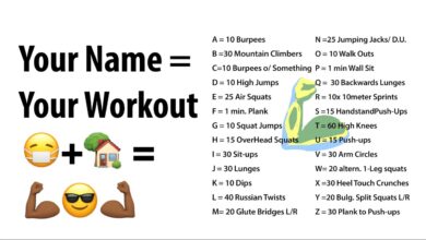 Essential exercises from a to z