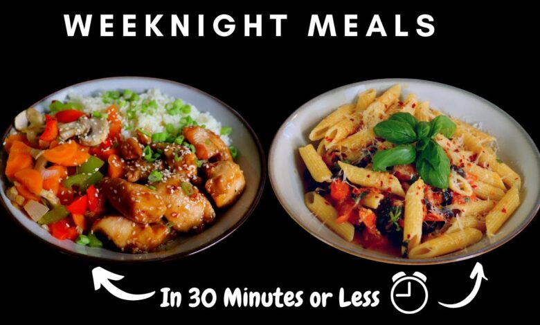 10 thirty minute dinners busy weeknights