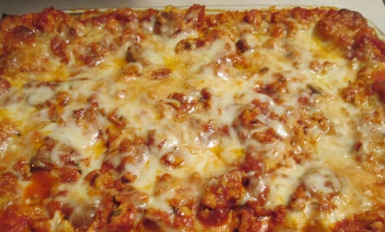 Quicker skillet lasagna with ground turkey