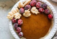 Mini vegan pumpkin pies