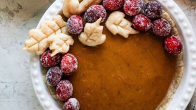 Mini vegan pumpkin pies
