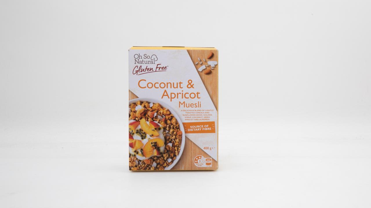 Coconut green apple muesli