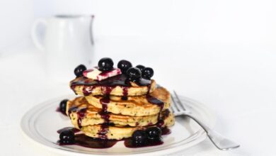 Gluten free quinoa pancakes