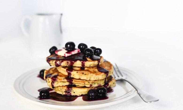 Gluten free quinoa pancakes