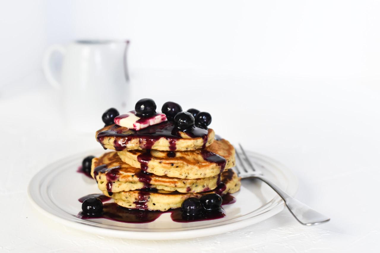 Gluten free quinoa pancakes