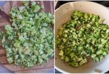 White bean bowl with broccoli pesto