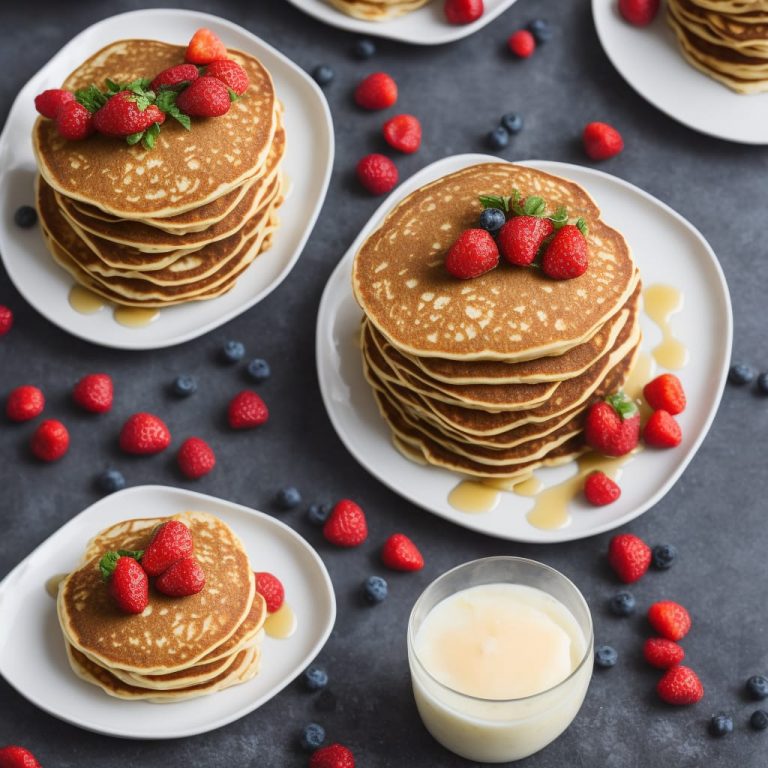 Banana oat greek yogurt pancakes