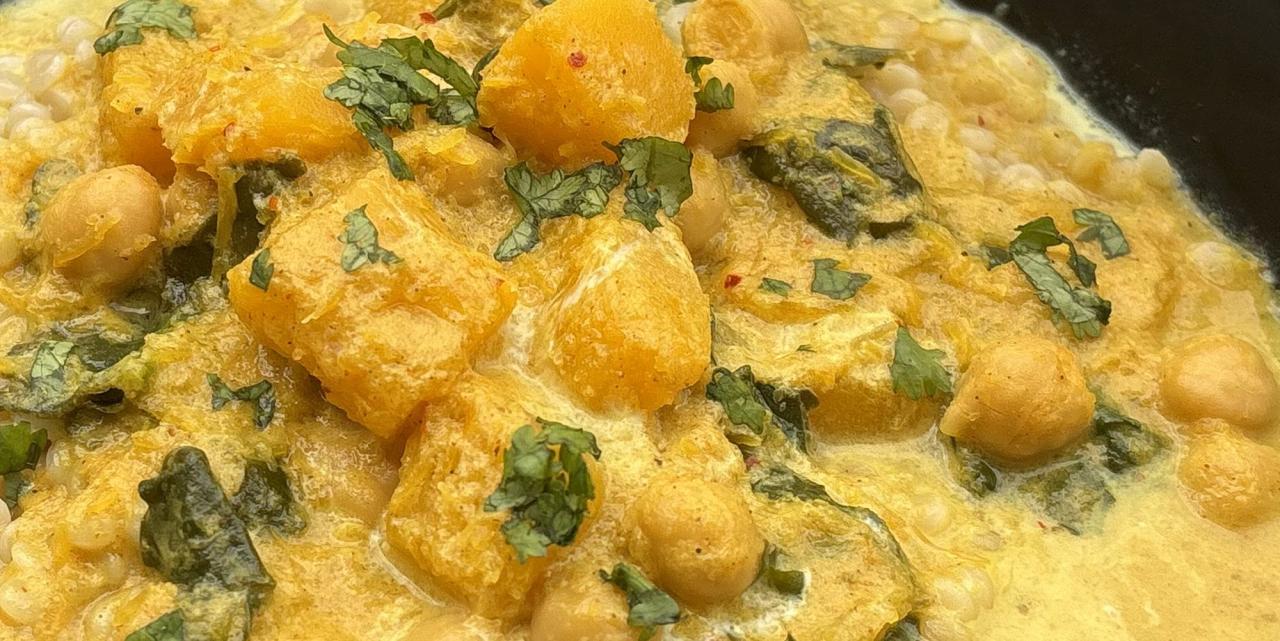 Vegan pumpkin curry recipe