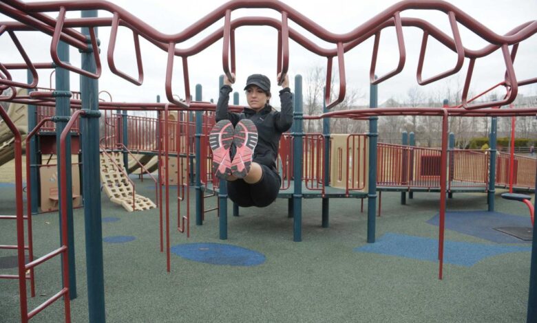 5 moves turn playground gym