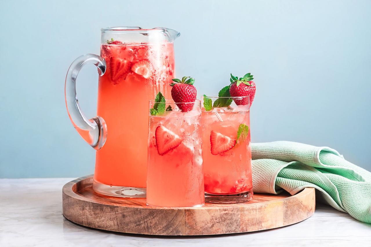 Spiced apple shrub mocktail