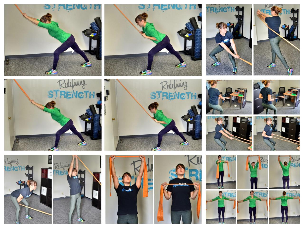 7 minute total body resistance band workout