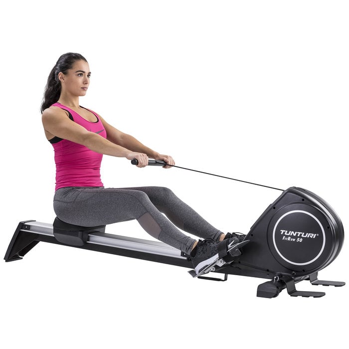 Rowing machine tunturi row fitness