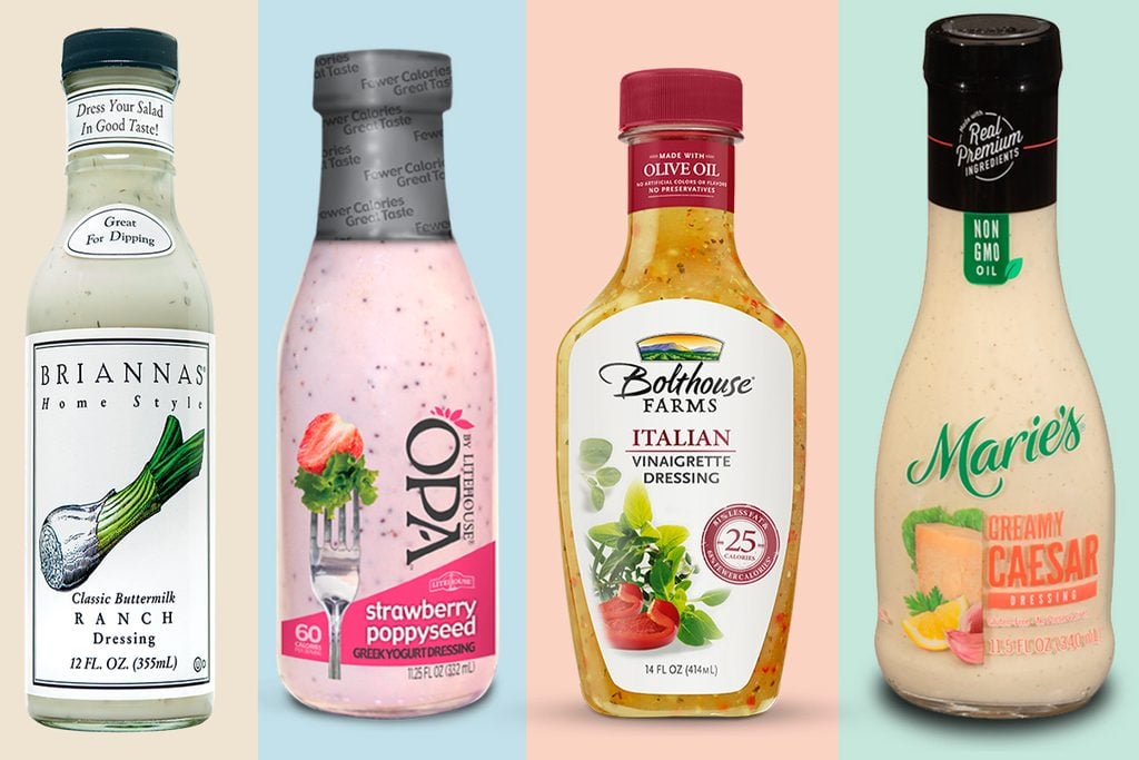 Top rd approved bottled salad dressings