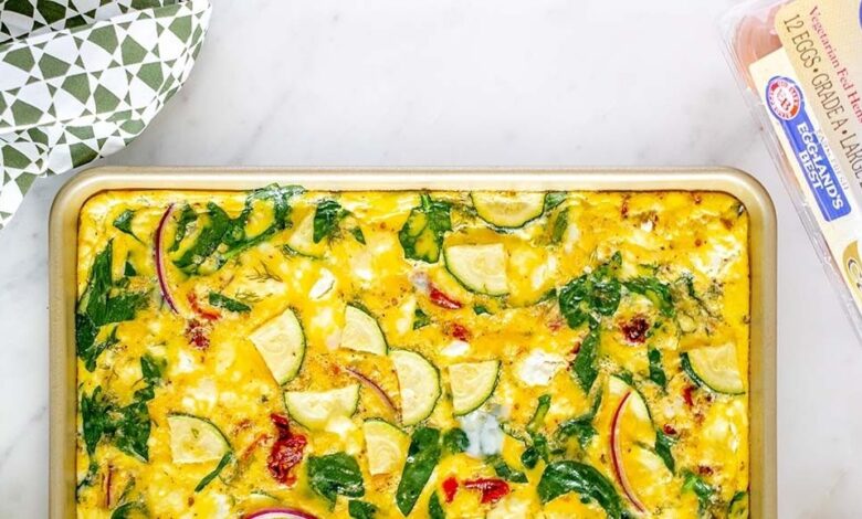 One pan mediterranean eggs