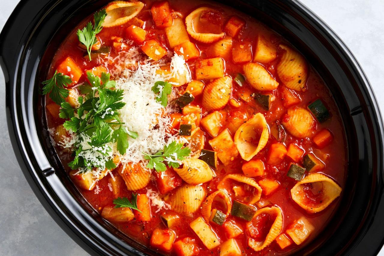 Cooker minestrone