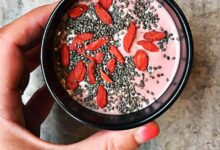 Peanut butter jelly smoothie