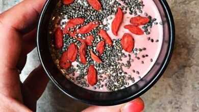 Peanut butter jelly smoothie