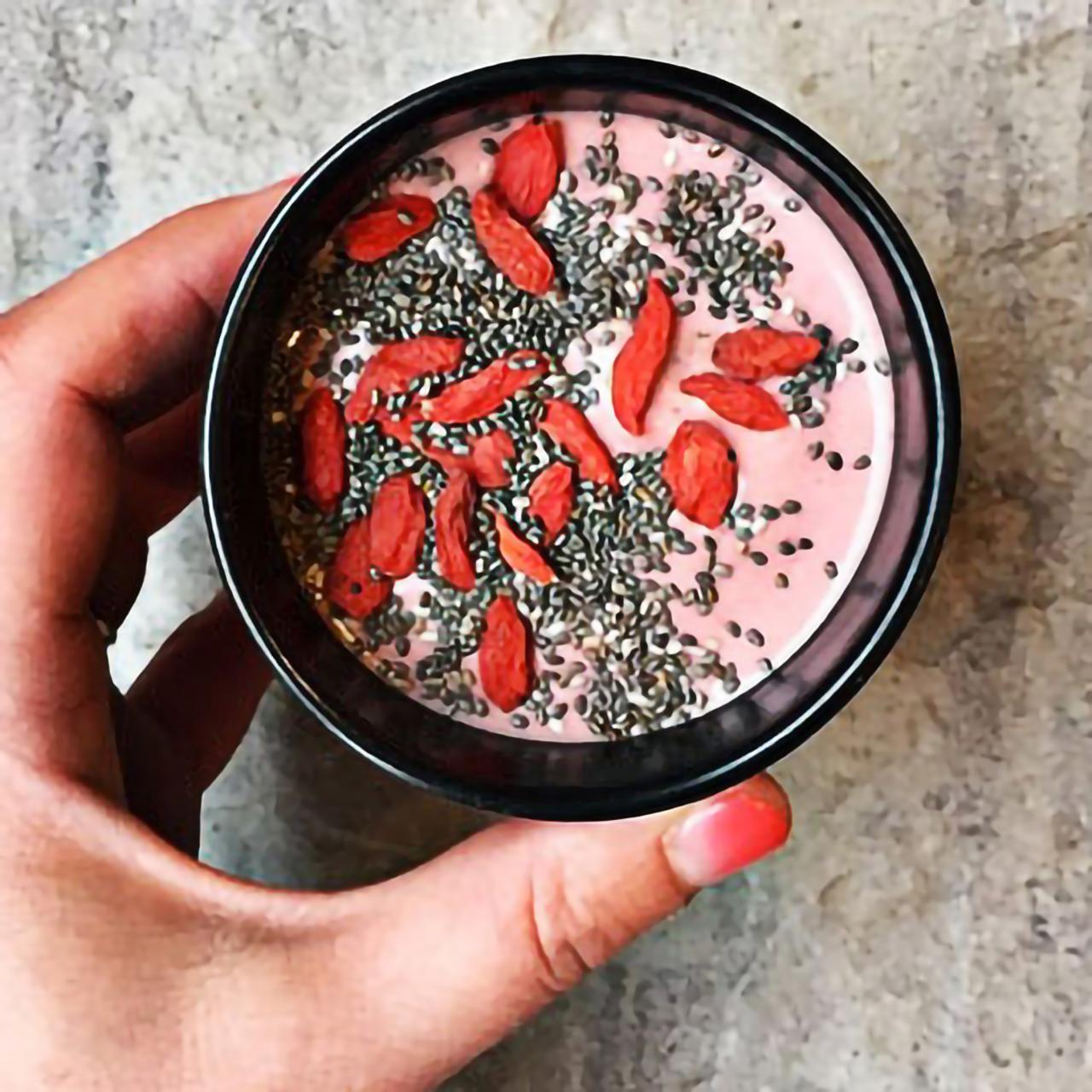 Peanut butter jelly smoothie