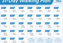 4 week walking plan for weight loss