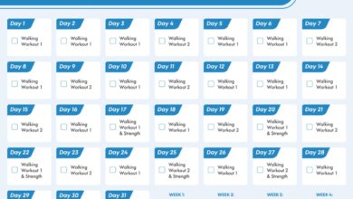 4 week walking plan for weight loss