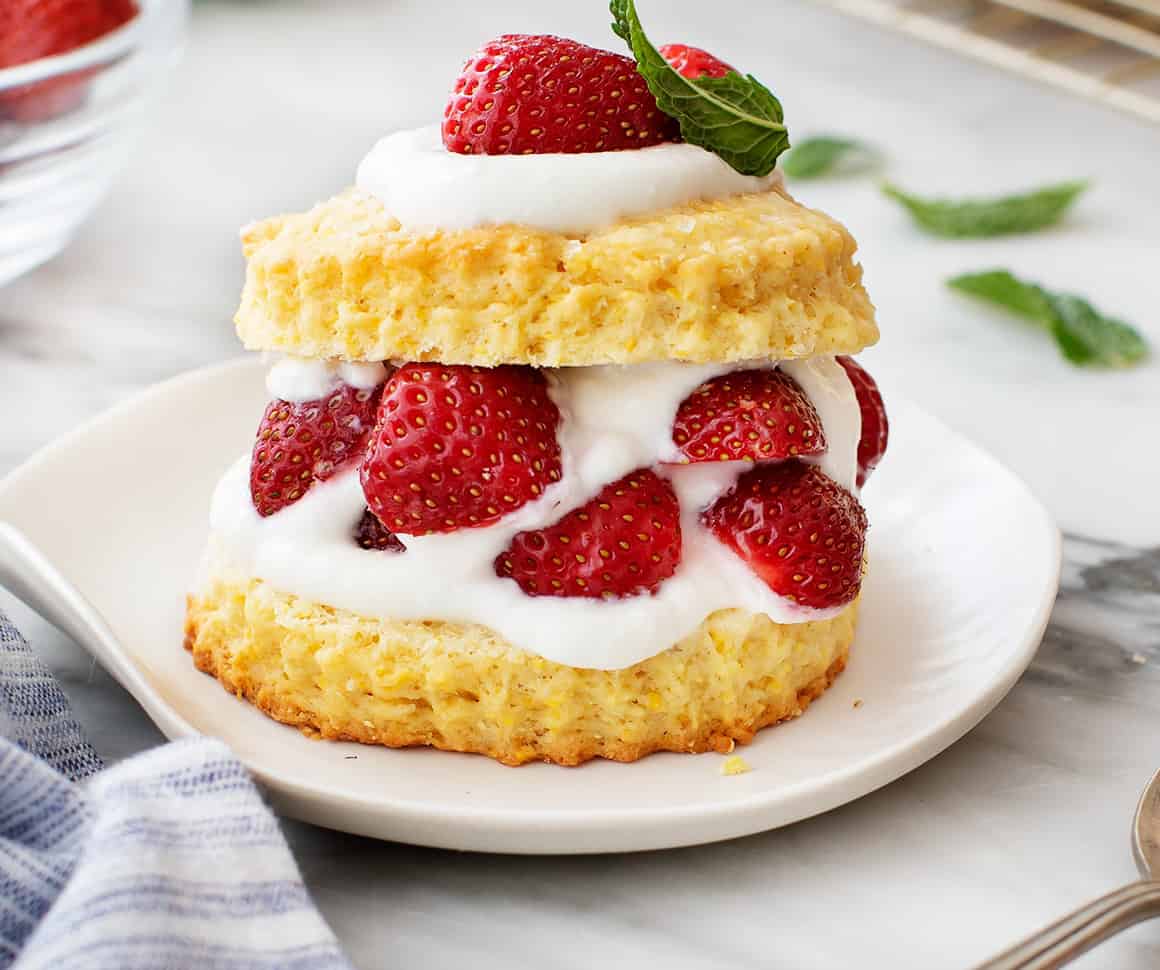 Shortcake loveandlemons lunch baking lemon lemons favorite scented strawberryshortcake Summer desserts with 15 grams of sugar or less