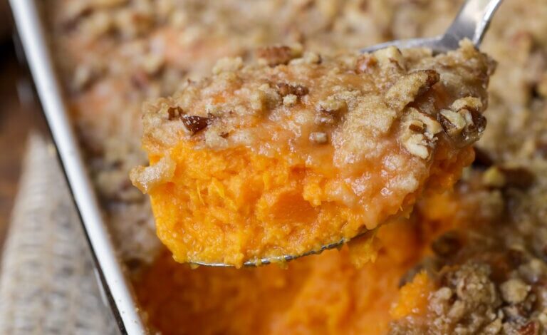 Simple sweet potato casserole