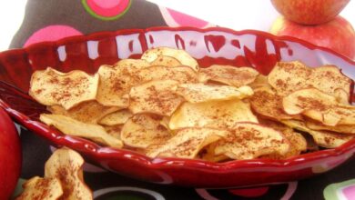 Pumpkin spiced apple chips