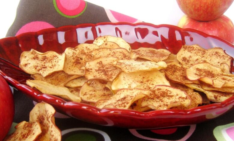 Pumpkin spiced apple chips